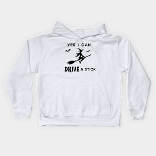 Yes, I Can Drive A Stick Kids Hoodie